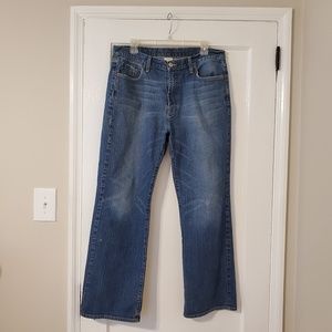 Lucky Brand Bootcut Short Length Dungarees- 34